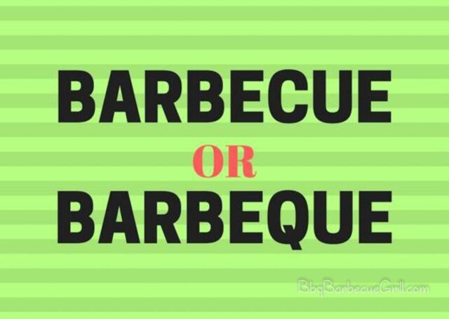 Barbecue or barbeque