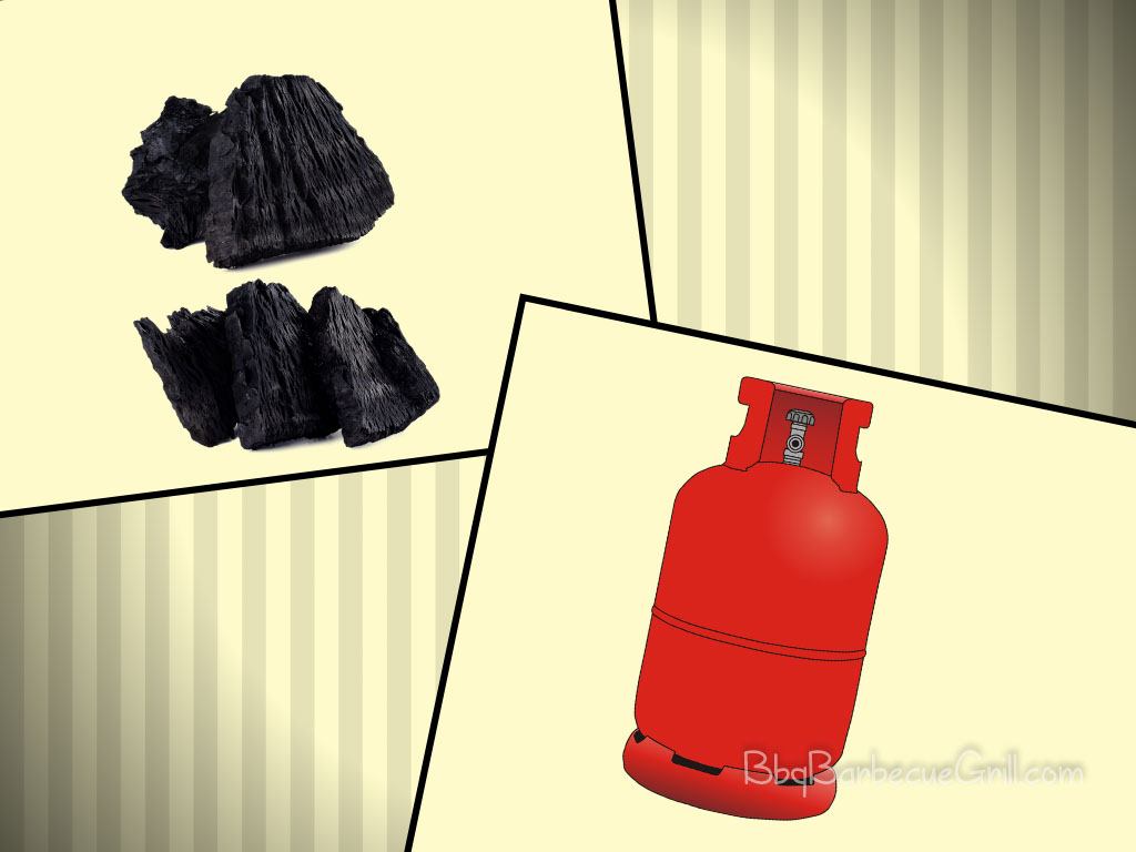 Charcoal and Gas BBQ BBQ, Grill