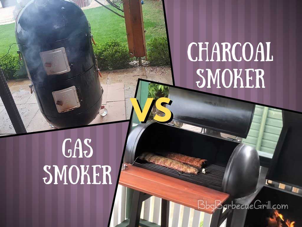 Gas vs charcoal smoker
