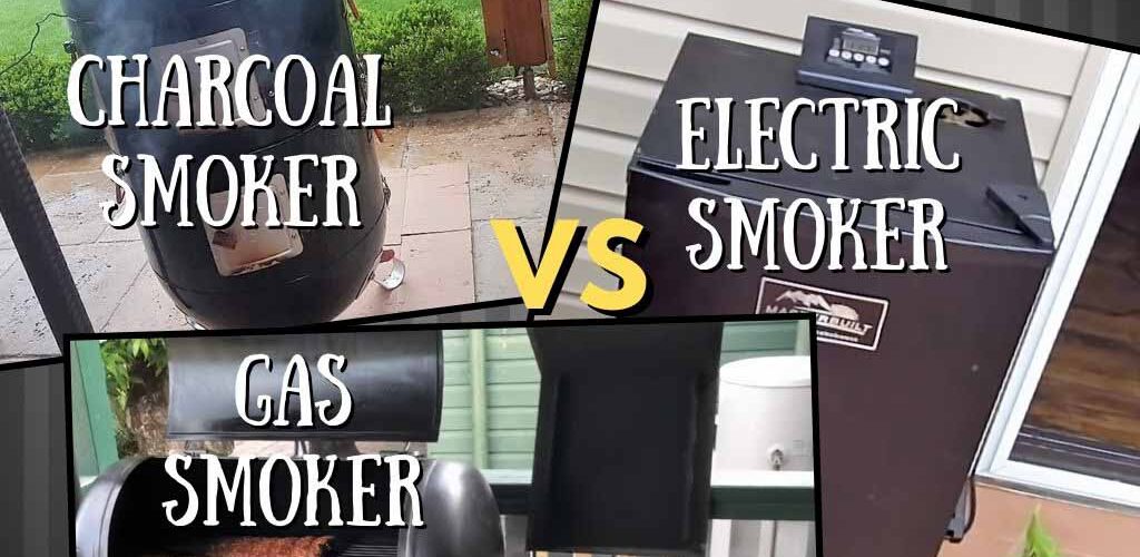 Gas vs electric vs charcoal smoker