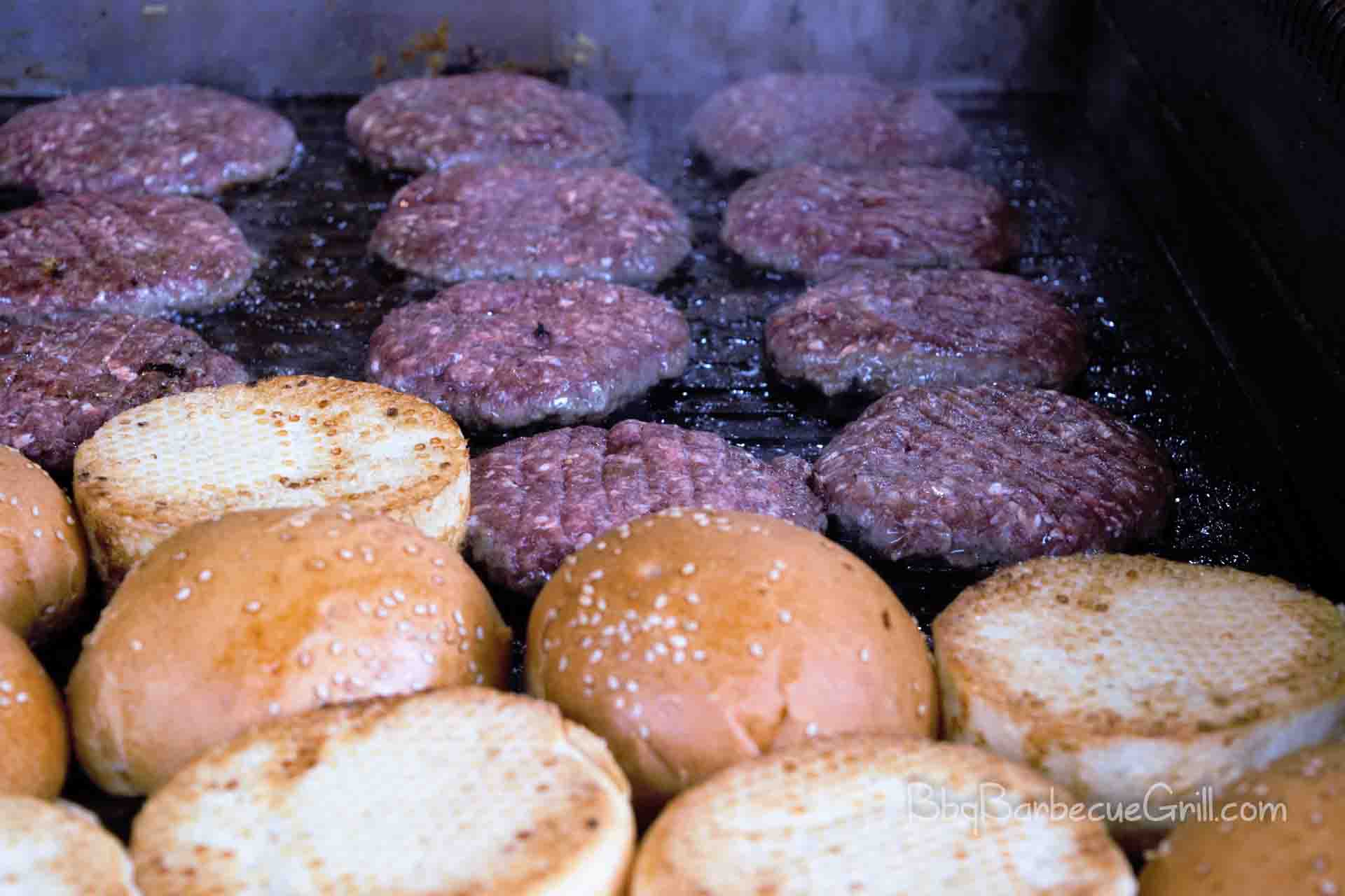 Griddle hamburger