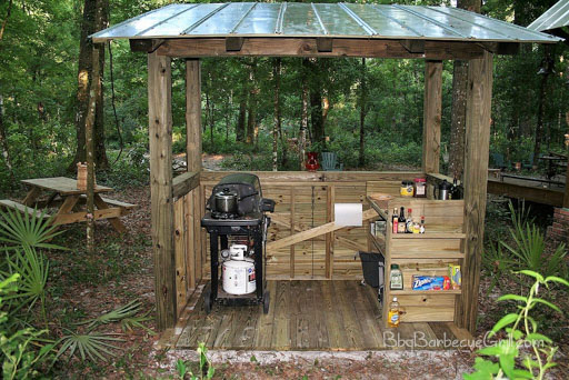 Grilling in the rain