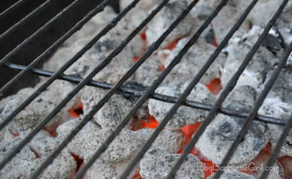 How to barbeque with charcoal
