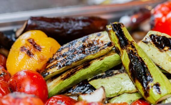 How to char vegetables
