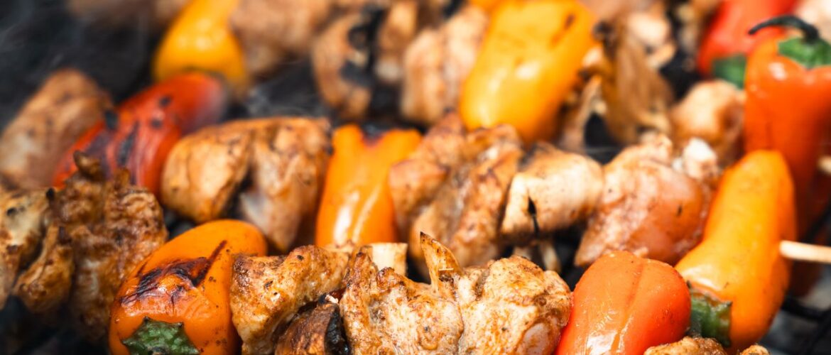 How to grill kebabs on charcoal grill