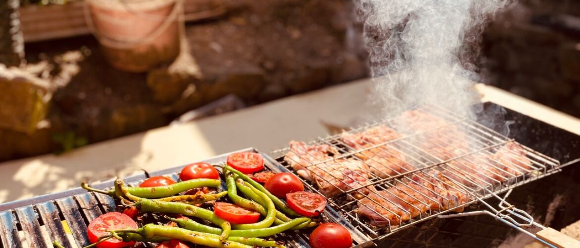 How to grill vegetables on charcoal grill