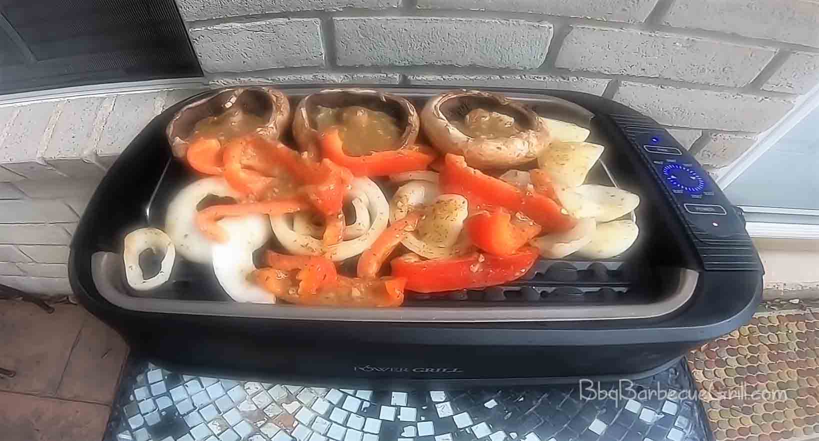 Power Smokeless Grill With Tempered Glass Lid